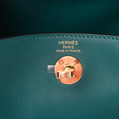 Hermes Swift Mini Lindy 20 Vert Bosphore 5 of 10