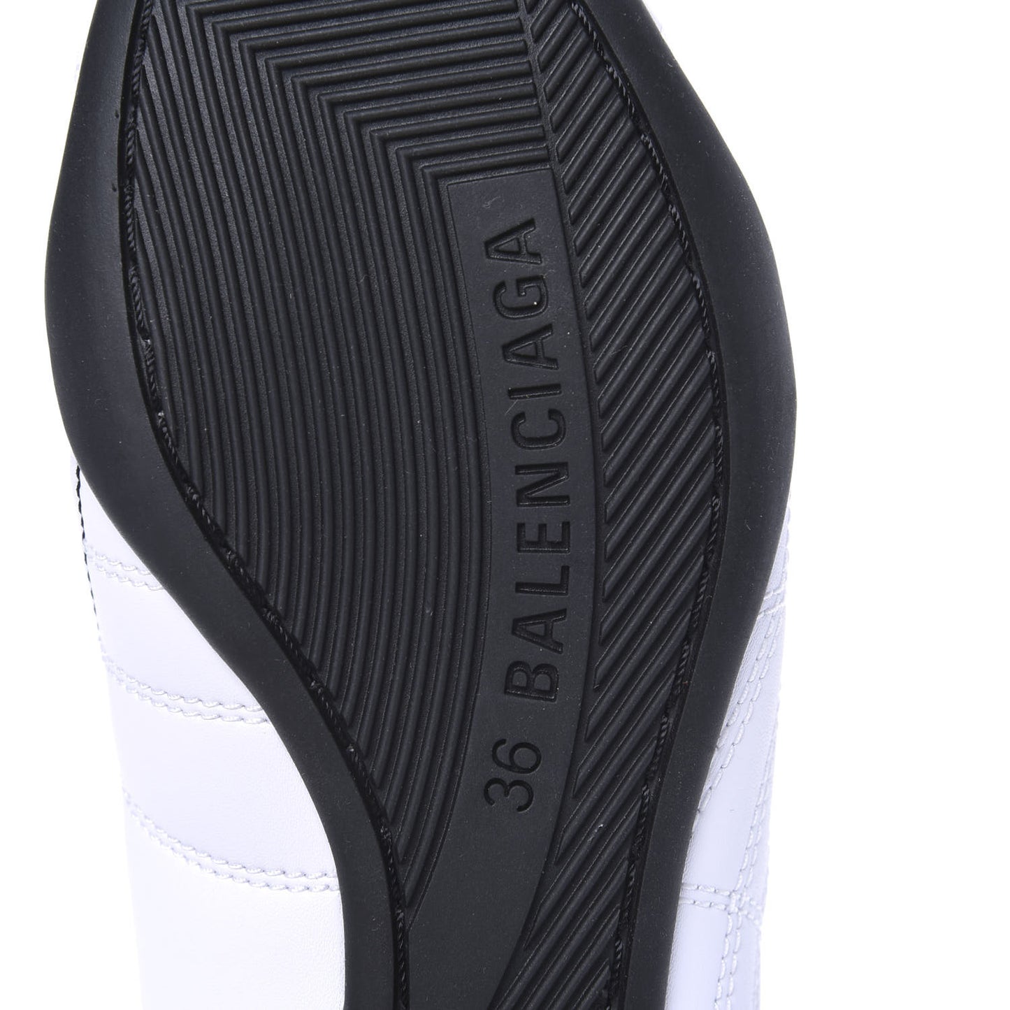 Polyurethane Womens Zen Sneakers 36 White Black