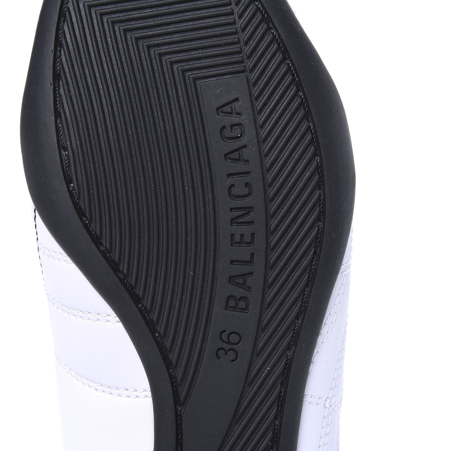 Balenciaga Polyurethane Womens Zen Sneakers 36 White Black 7 of 8