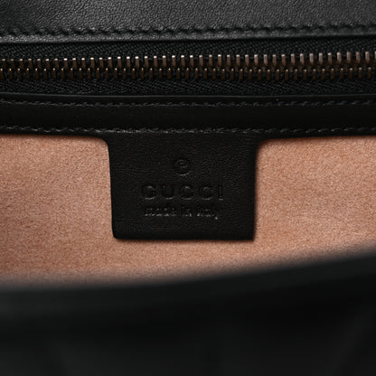 Gucci Calfskin Trapuntata Queen Margaret Clutch Mystic White Black 6 of 11