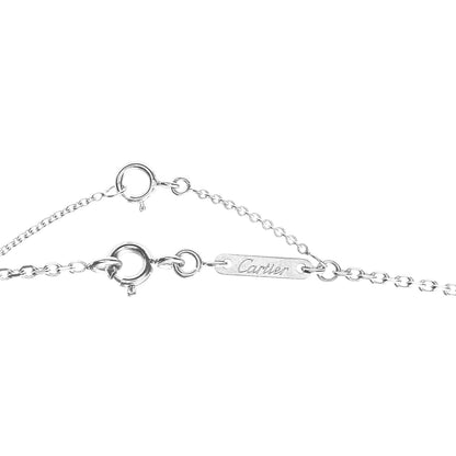 Cartier 18K White Gold Medium Hearts and Symbols Necklace 5 of 6