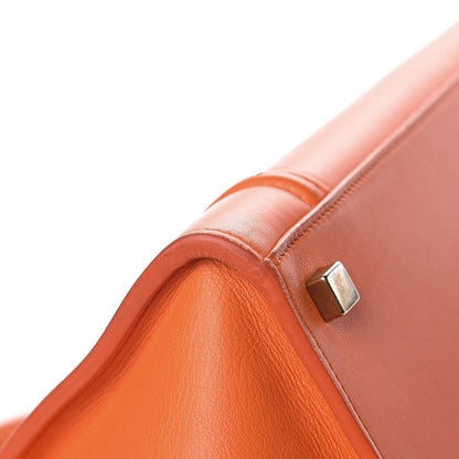 Celine Supple Calfskin Medium Phantom Luggage Orange 22 of 24