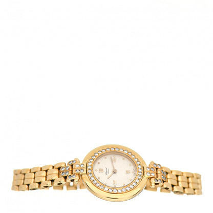 Chopard 18K Yellow Gold Diamond Bezel 22mm Quartz Watch 2 of 5