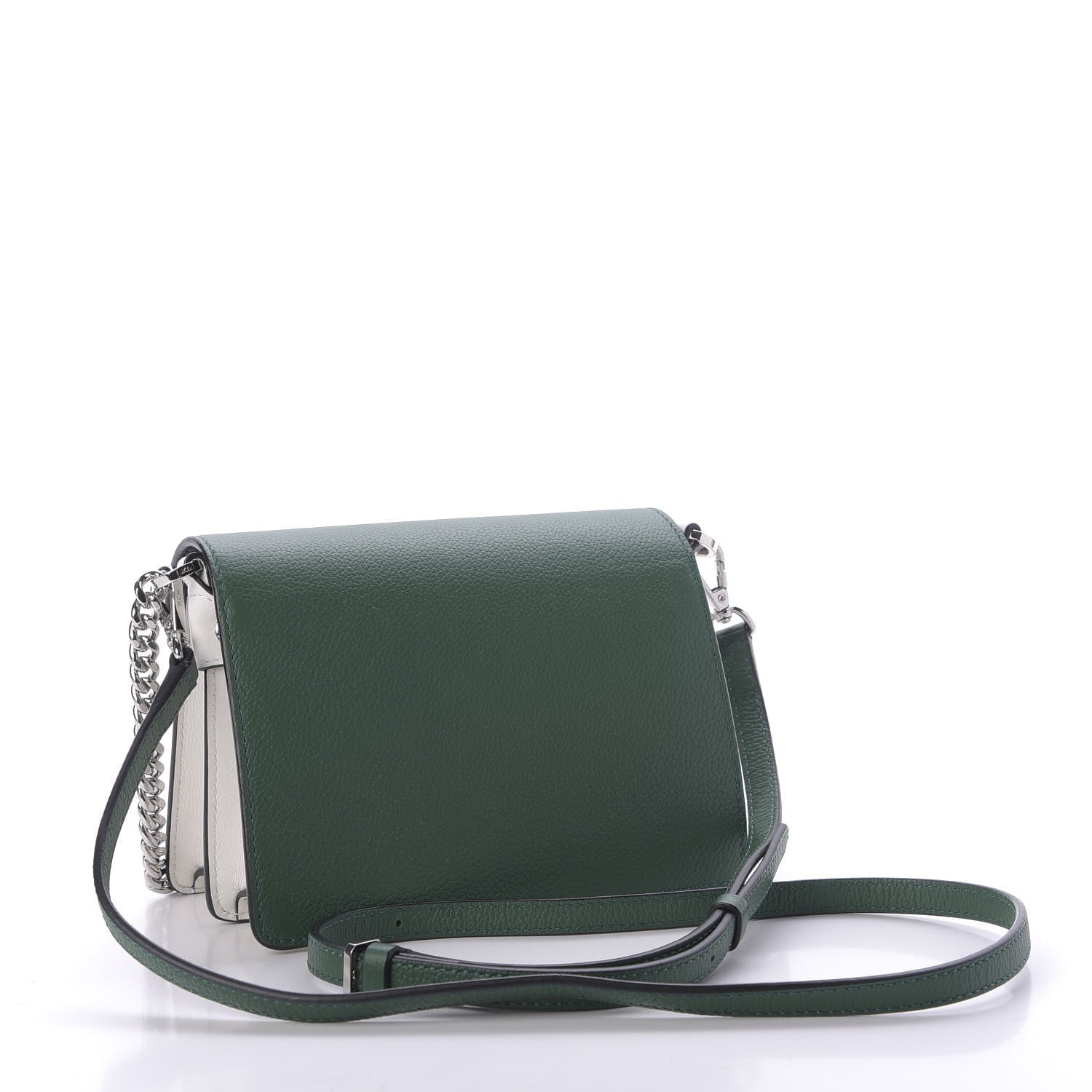 MCM Calfskin Visetos Small Patricia Crossbody Bag Eden Black 3 of 9