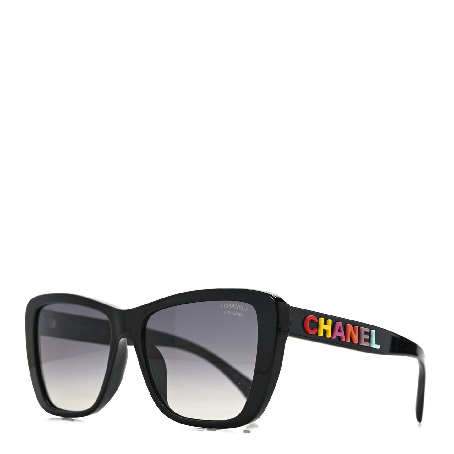 Acetate Polarized Butterfly Sunglasses 71548A Black