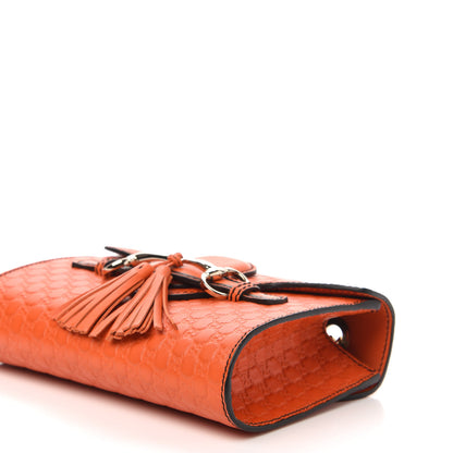 Gucci Soft Microguccissima Mini Emily Chain Shoulder Bag Sun Orange 7 of 11