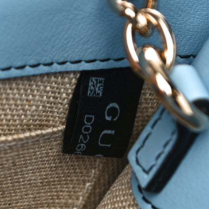 Gucci Soft Microguccissima Mini Emily Chain Shoulder Bag Mineral Blue 8 of 11