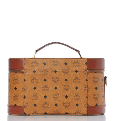 MCM Visetos Vanity Cosmetic Case Cognac 4 of 18