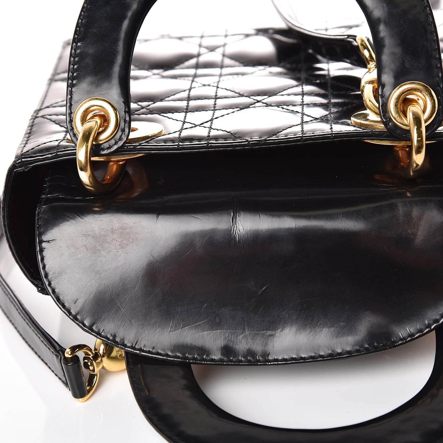 Christian Dior Patent Cannage Mini Lady Dior Black 12 of 12