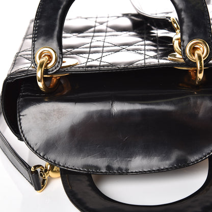 Christian Dior Patent Cannage Mini Lady Dior Black 12 of 12