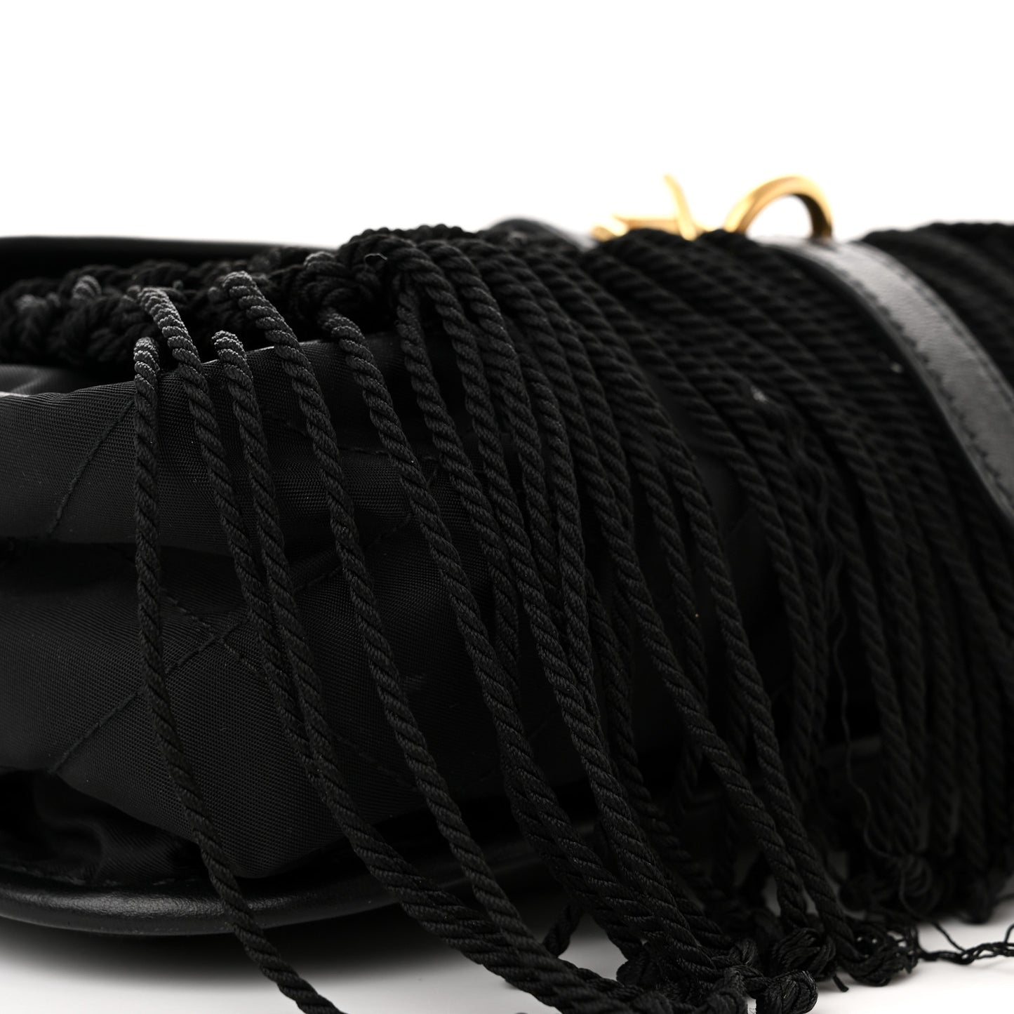 Tessuto Nylon Quilted Corsaire Hunting Bag Black