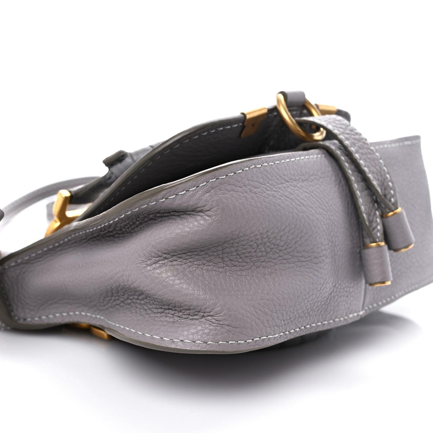 Calfskin Mini Marcie Satchel Cashmere Grey