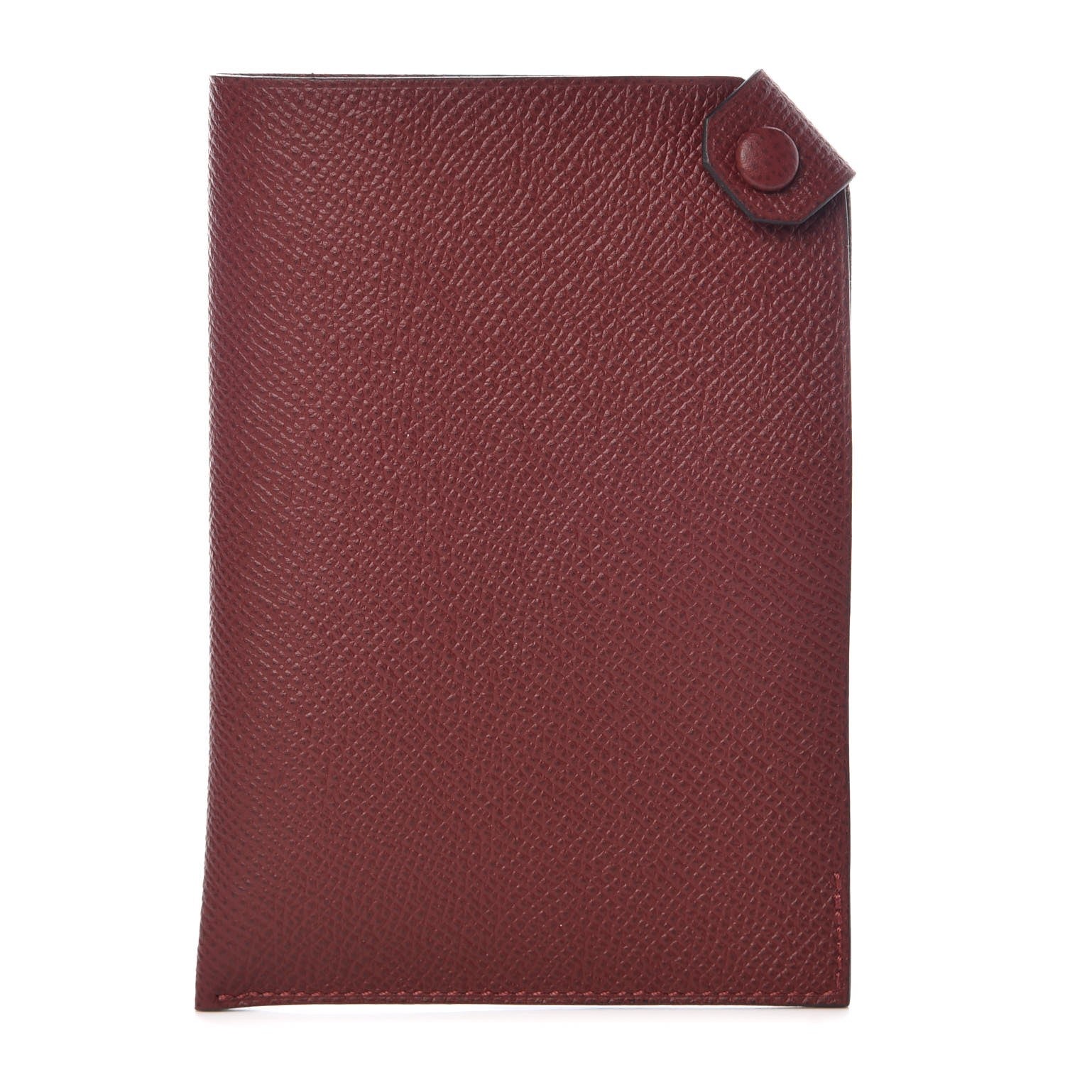 Hermes Epsom Tarmac PM Passport Holder Rouge H 1 of 7