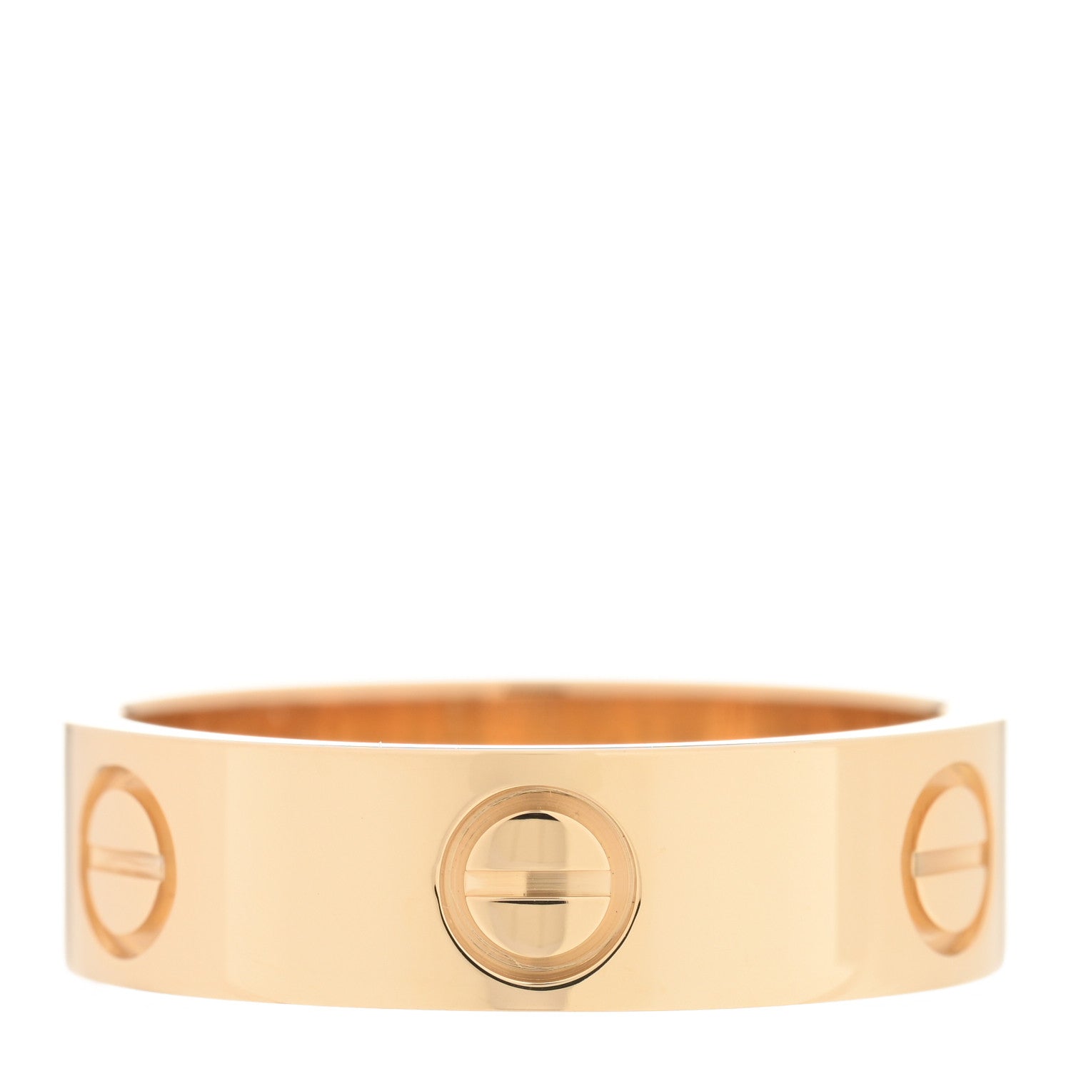Cartier 18K Yellow Gold 5.5mm LOVE Ring 54 6.75 3 of 5