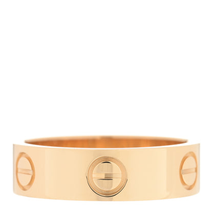 Cartier 18K Yellow Gold 5.5mm LOVE Ring 54 6.75 3 of 5