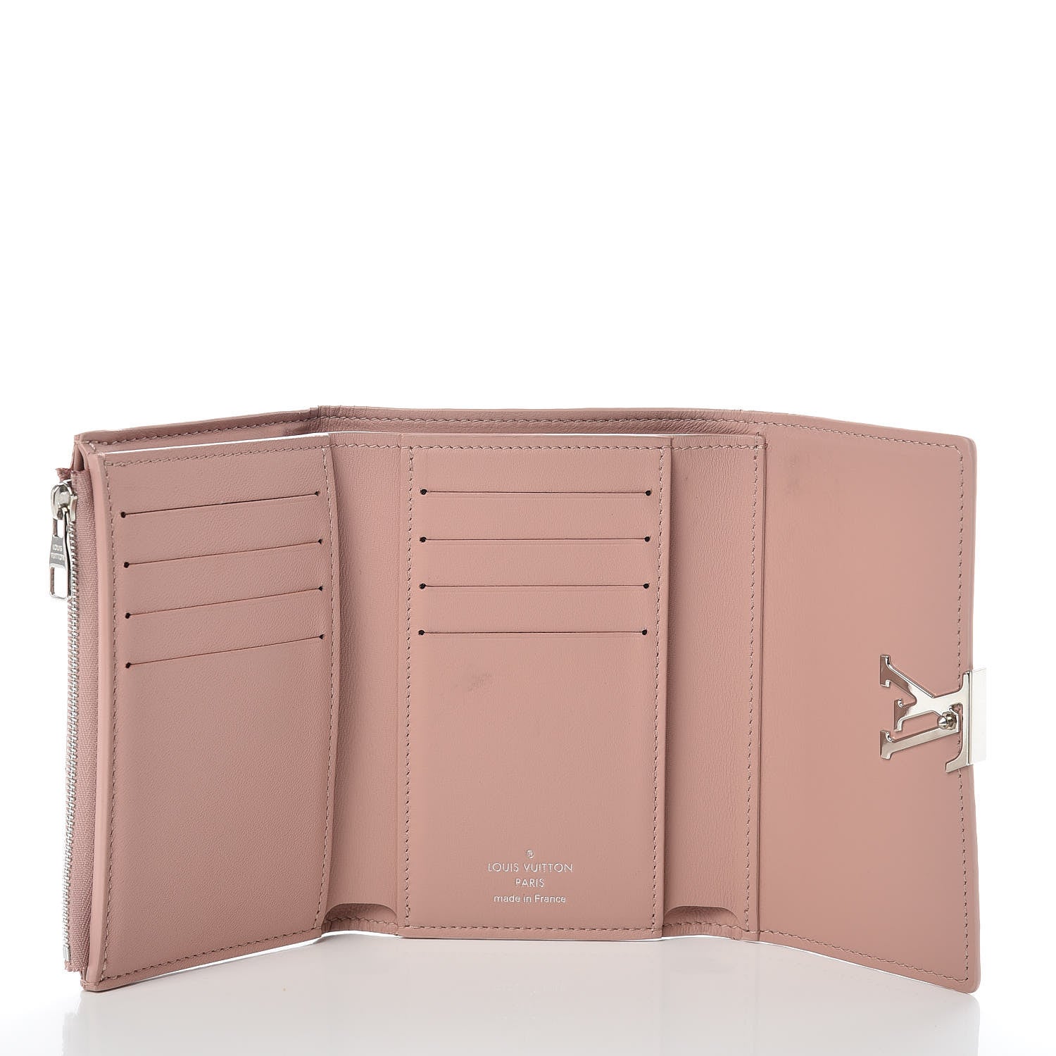 Louis Vuitton Taurillon Perforated Capucines Compact Wallet Magnolia 5 of 13