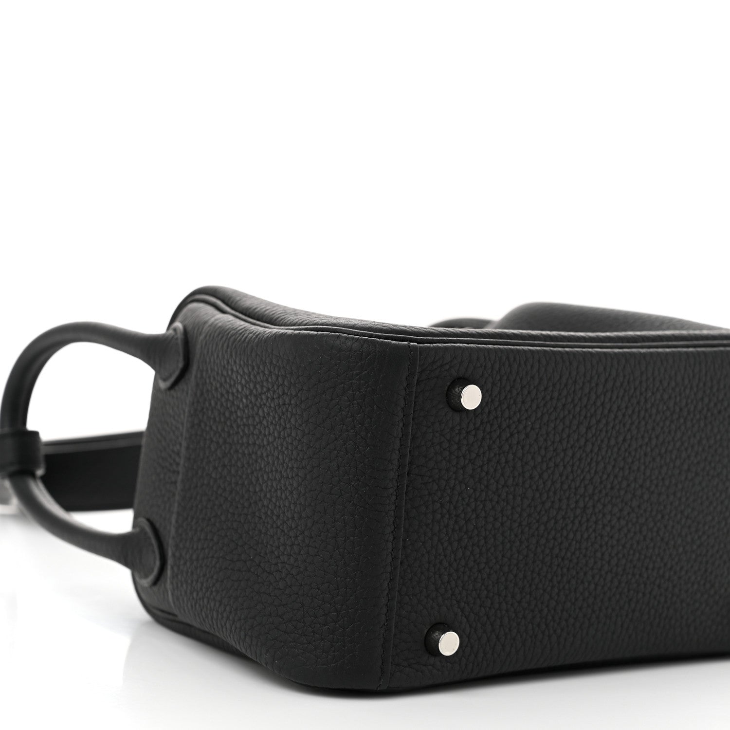 Hermes Taurillon Clemence Mini Lindy 20 Black 9 of 10