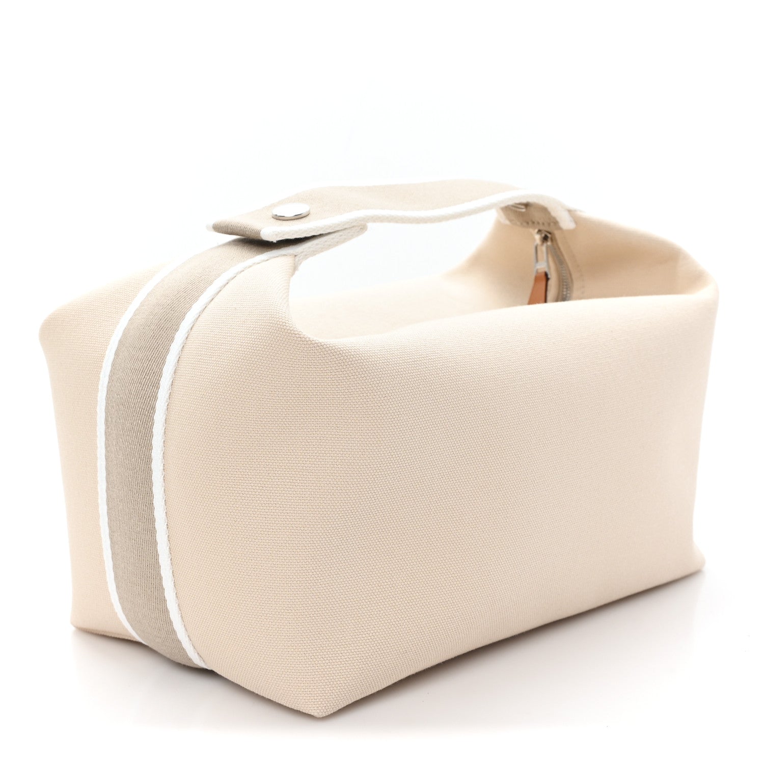 Hermes Canvas Large Bride-A-Brac Pouch Natural 3 of 7