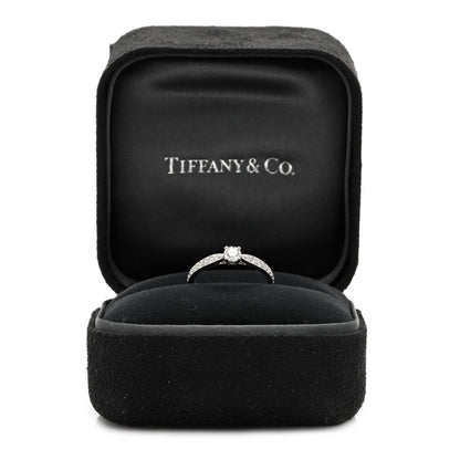 Tiffany Platinum Diamond .19ct Harmony Round Brilliant Engagement Ring 49 5 5 of 5