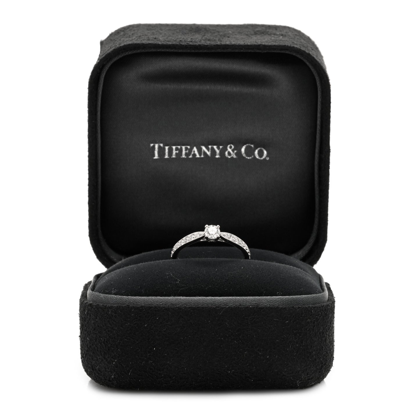 Platinum Diamond .19ct Harmony Round Brilliant Engagement Ring 49 5