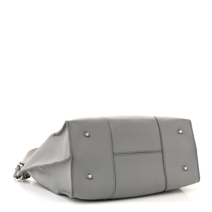 Alexander McQueen Grained Calfskin Medium Legend Satchel Grey Melange 4 of 9
