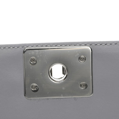 Chanel Lambskin Quilted Medium Boy Flap Grey 8 of 9