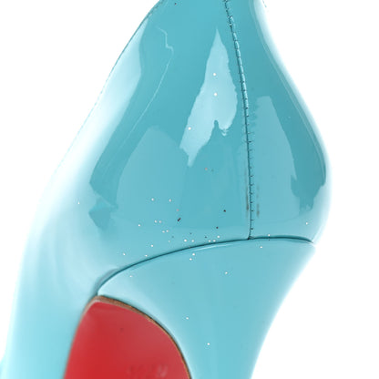 Christian Louboutin Patent So Kate 120 Pumps 37.5 Pacific 9 of 10