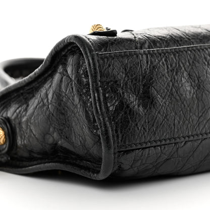 Balenciaga Agneau Giant 12 Gold Hardware Mini City Black 10 of 14