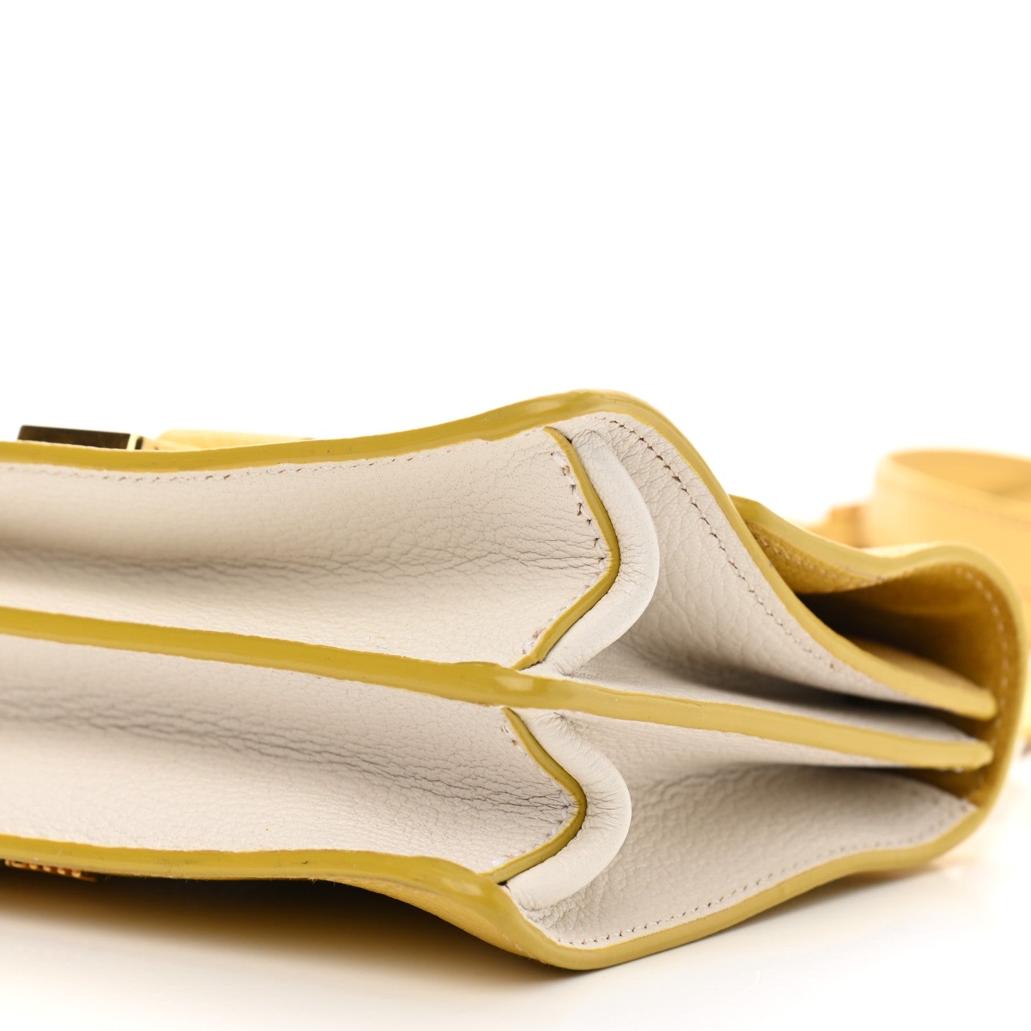 Miu Miu Goatskin Bandoliera Madras Bi-Color Shoulder Bag Yellow 11 of 11