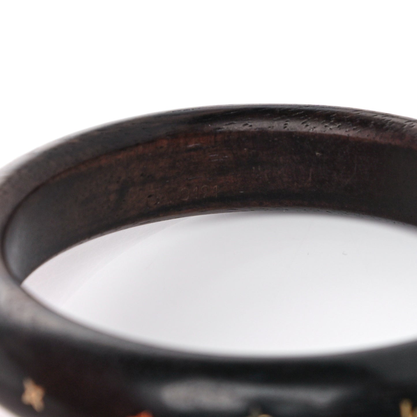 Tiger Wood Brass Medium Silvania Bangle TPM