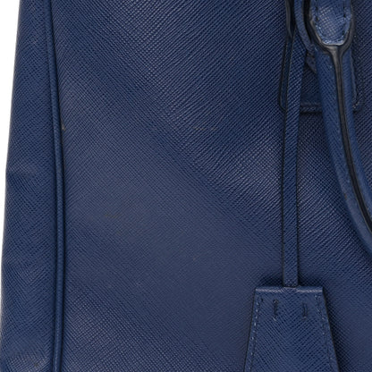 Prada Saffiano Lux Large Tote Bluette 10 of 14