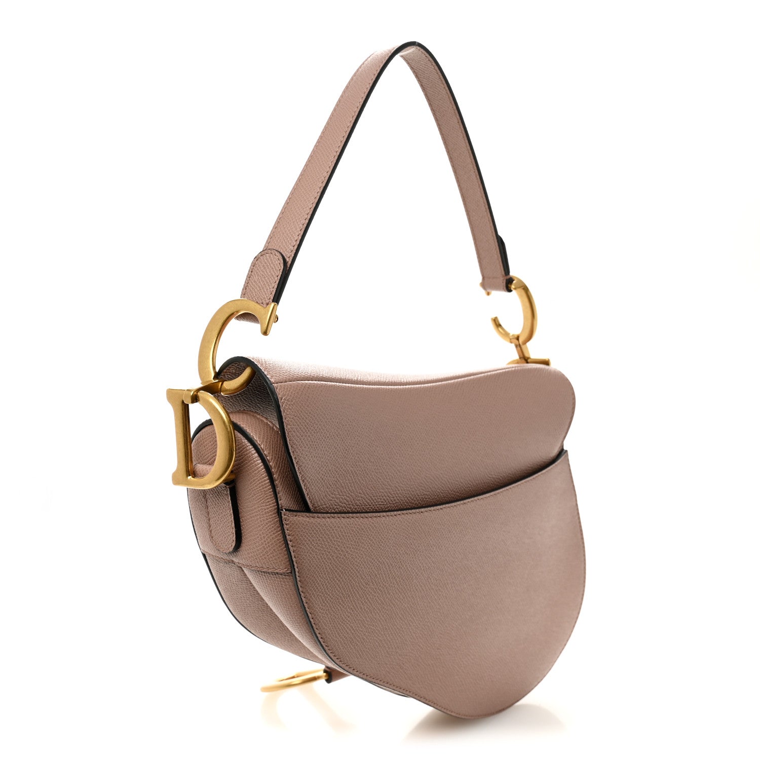 Christian Dior Calfskin Saddle Bag Pink 3 of 11