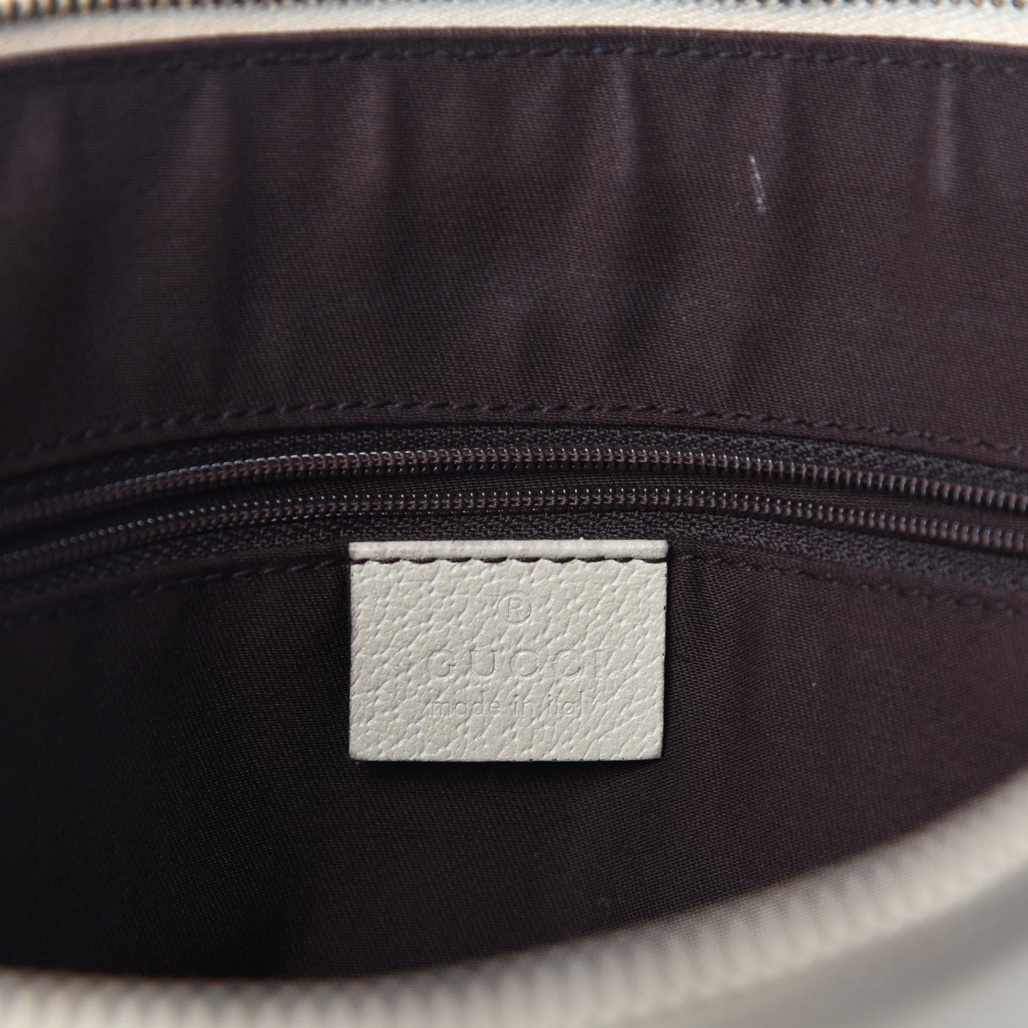 Gucci Monogram Small Abbey Tote Off White 21 of 23