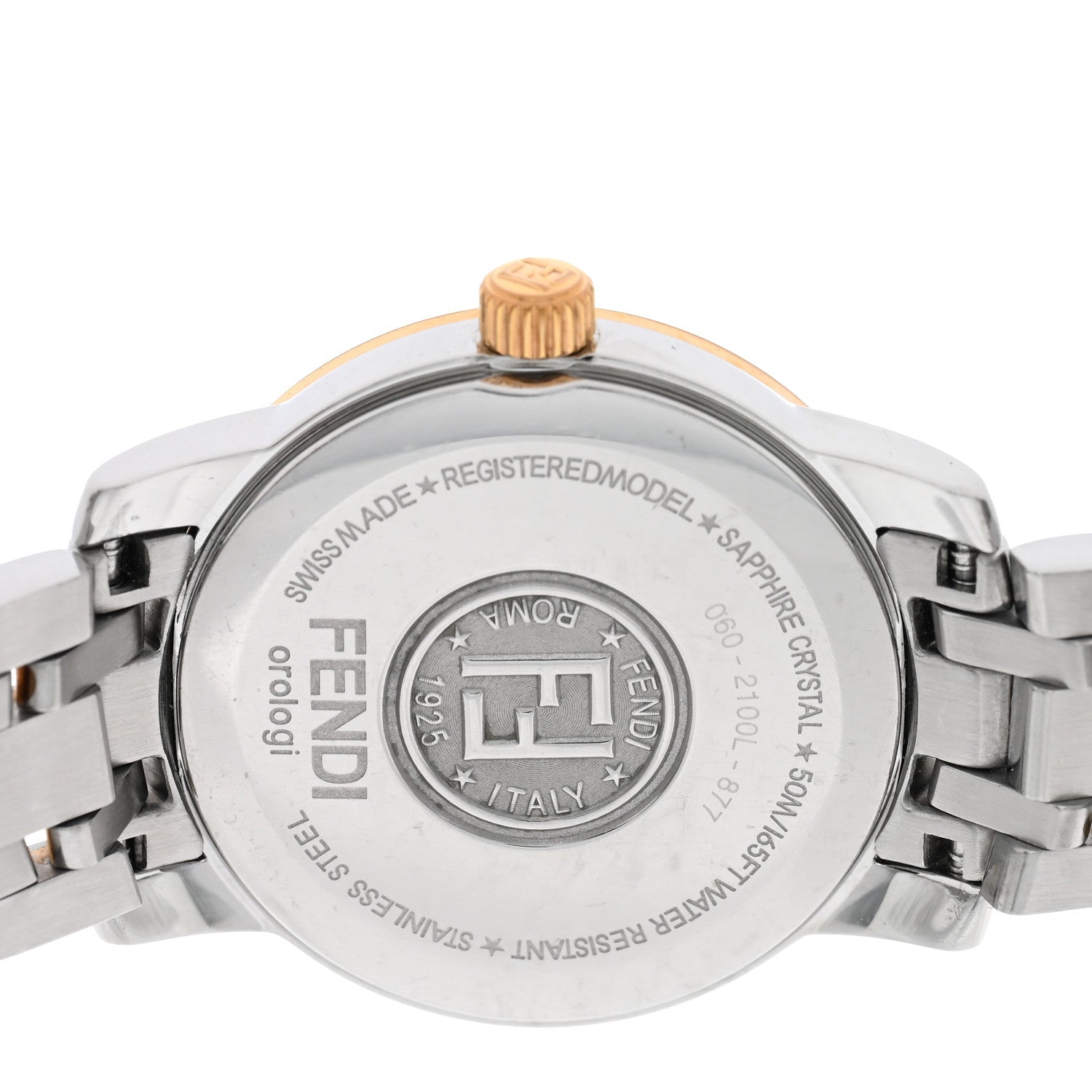 Fendi Stainless Steel Mother of Pearl 26mm 2100L Quartz Watch 4 of 4