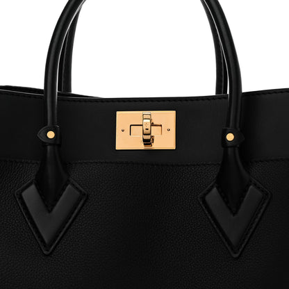 Louis Vuitton Calfskin Monogram Tufting On My Side Black 7 of 9