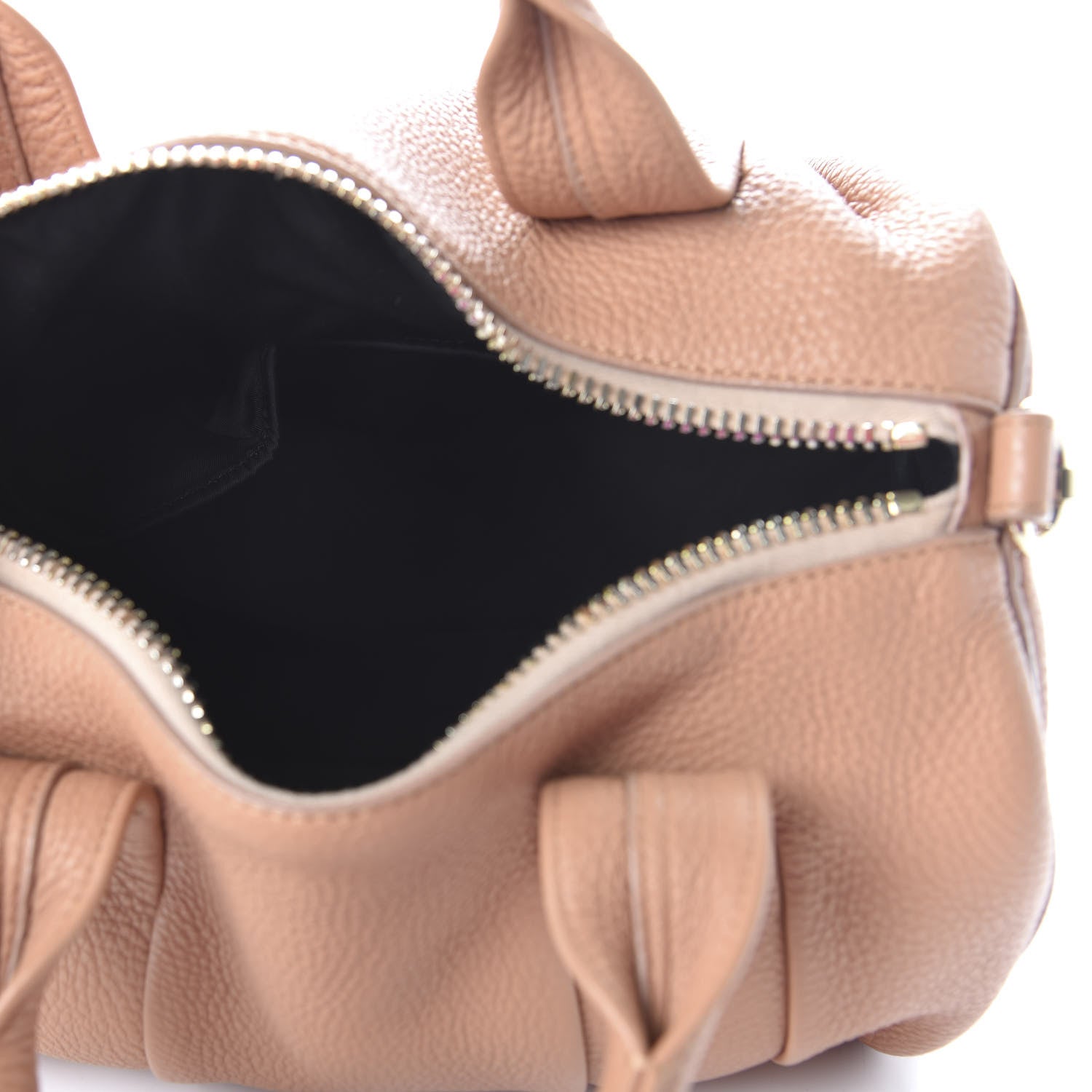 Alexander Wang Pebbled Calfskin Rocco Tan Gold Hardware 5 of 9