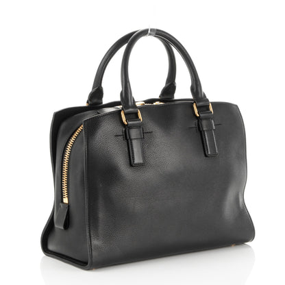 Tom Ford Pebbled Calfskin Top Handle Black 3 of 6