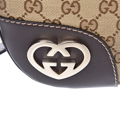 Gucci Monogram Small Lovely Heart Messenger Dark Brown 11 of 13