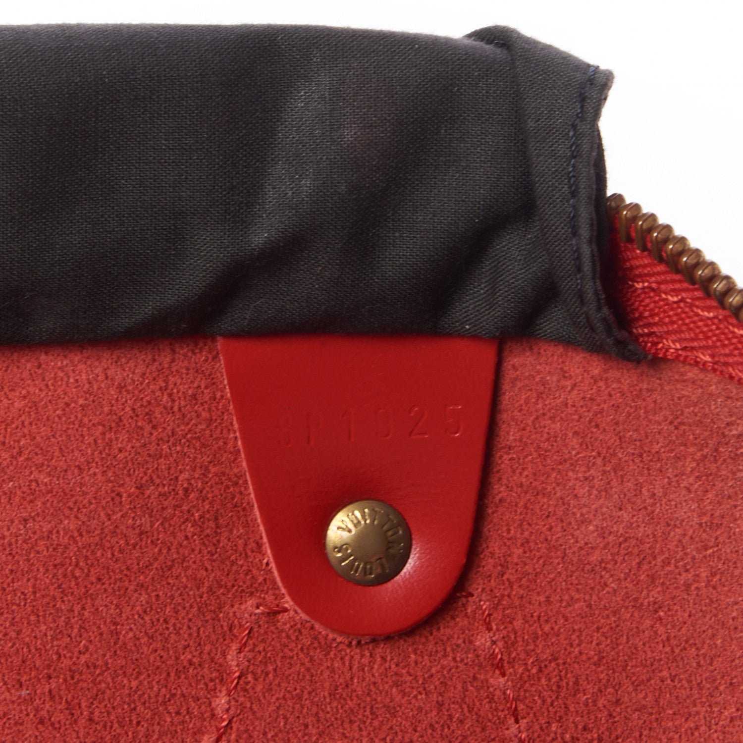 Louis Vuitton Epi Speedy 35 Castillan Red 9 of 13