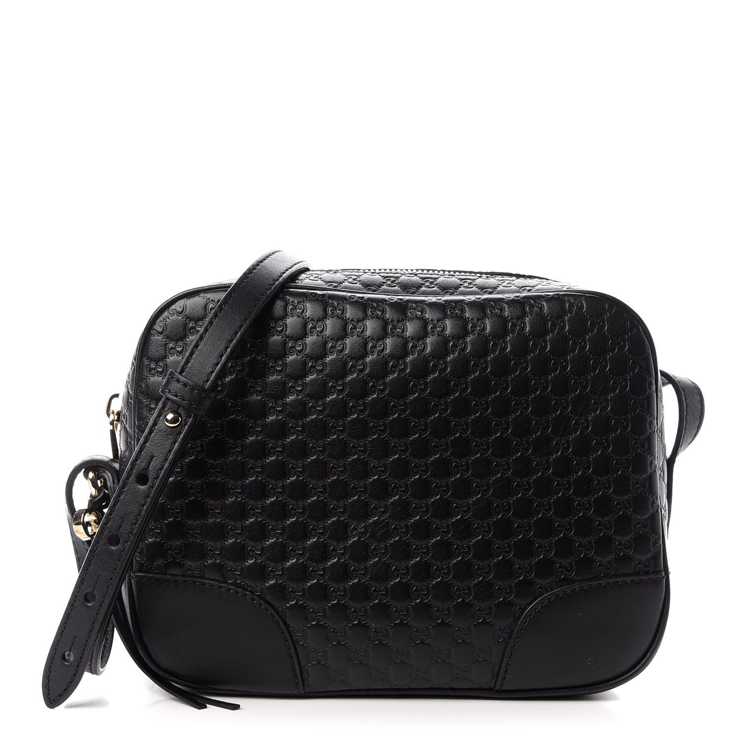 Gucci Microguccissima Mini Bree Messenger Bag Black 1 of 9
