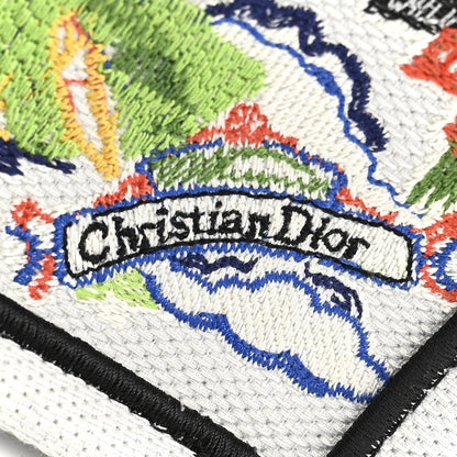 Christian Dior Canvas Embroidered Medium New York Book Tote Multicolor 11 of 13