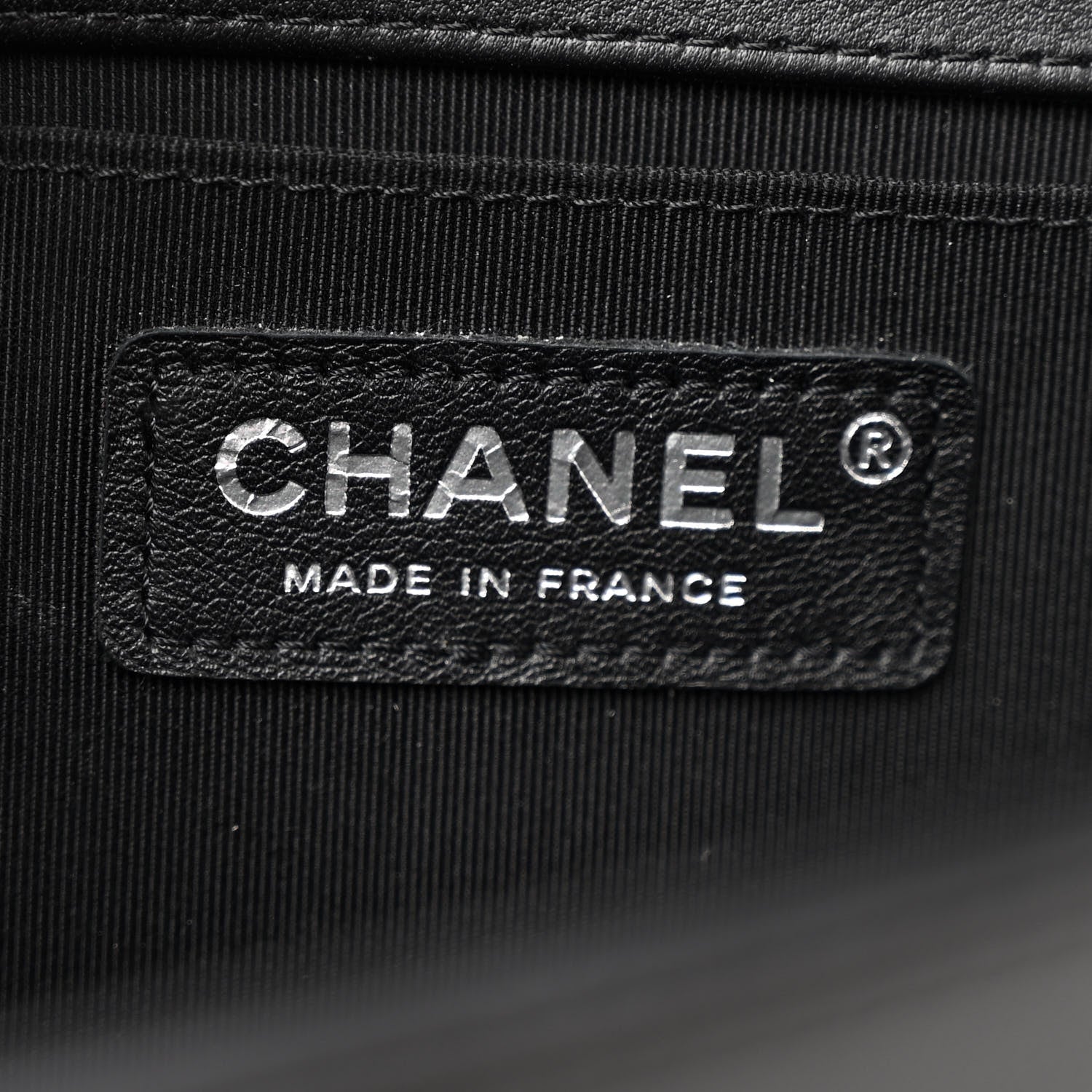 Chanel Calfskin Quilted Medium Boy Flap So Black 5 of 10