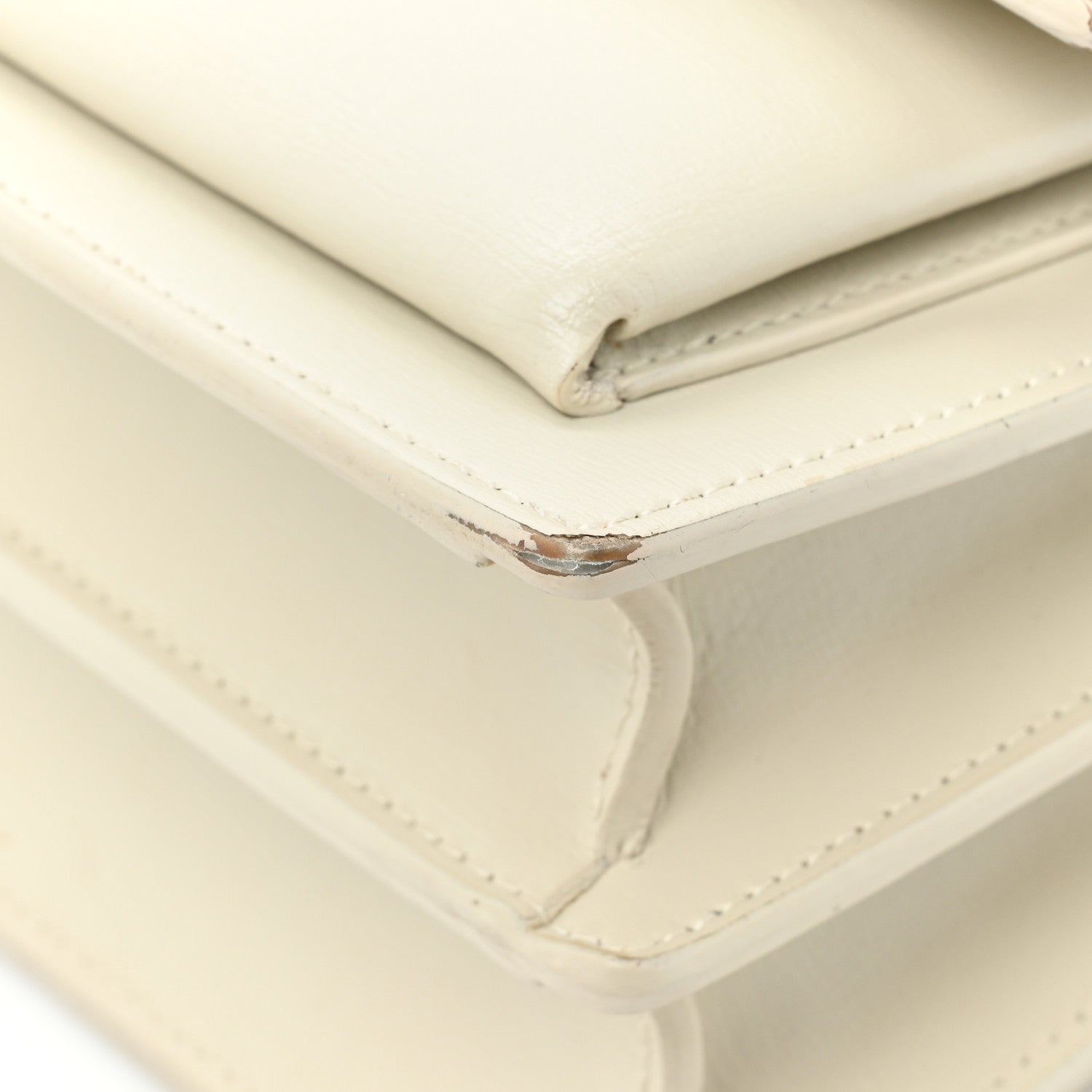 Saint Laurent Calfskin Medium Monogram Sunset Crema Soft 21 of 25