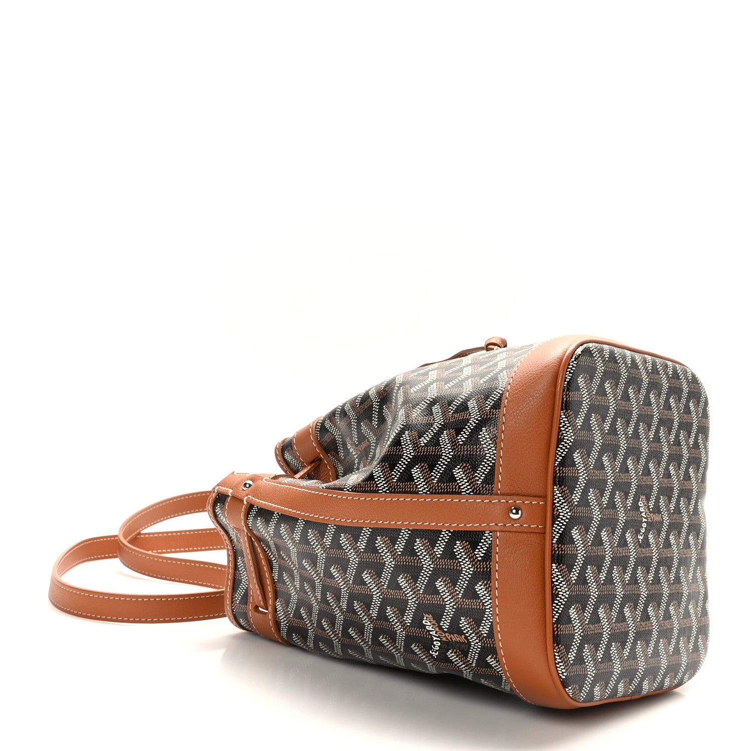 Goyard Goyardine Petit Flot Bucket Bag PM Black Gold 4 of 9