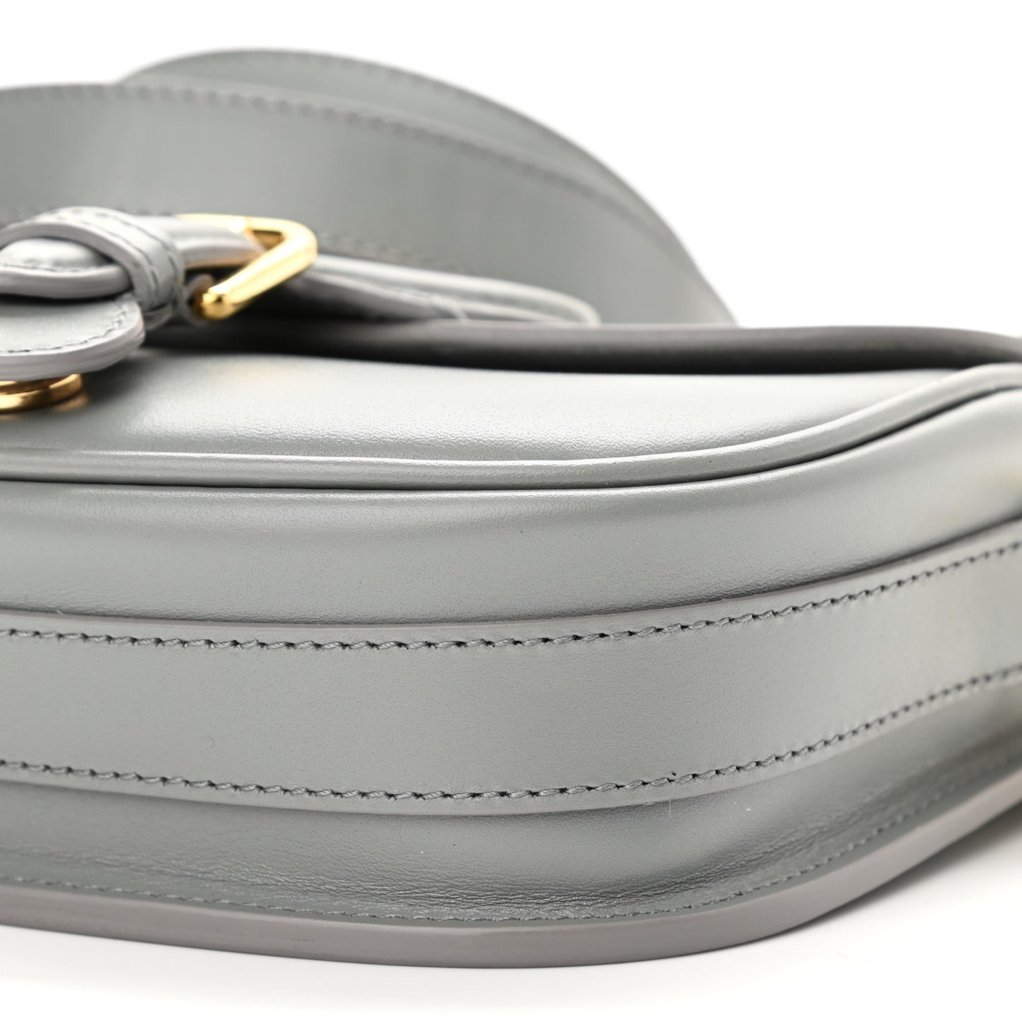 Box Calfskin Small Bobby Bag Gray