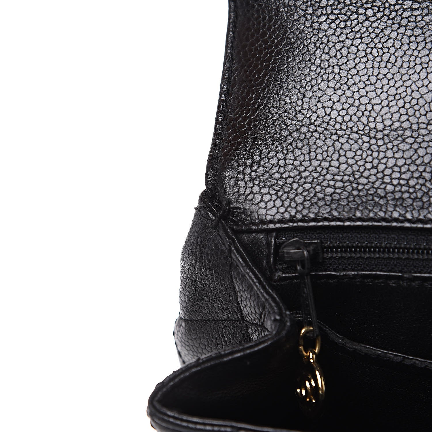 Chanel Caviar Quilted Jumbo Kelly Flap Black 15 of 15