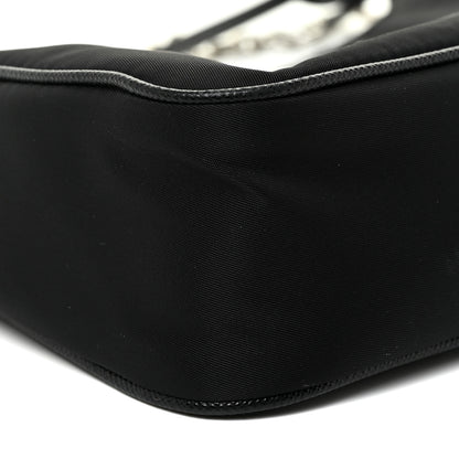 Prada Nylon Re-Edition 2005 Shoulder Bag Black 8 of 21