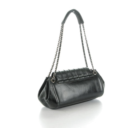 Chanel Vertical Quilt Lambskin Accordion Flap Black 3 of 9