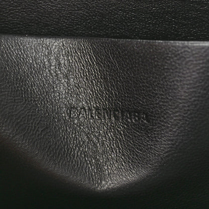 Balenciaga Grained Calfskin Neo Classic Gold Hardware Zip Around Crossbody Black 6 of 10