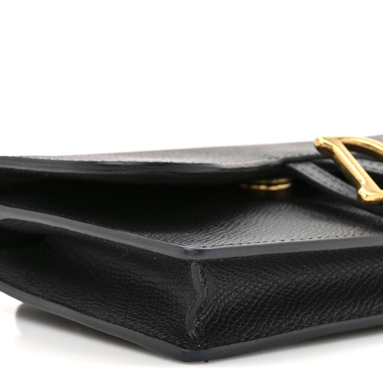Christian Dior Grained Calfskin Saddle Belt Bag Black 11 of 13